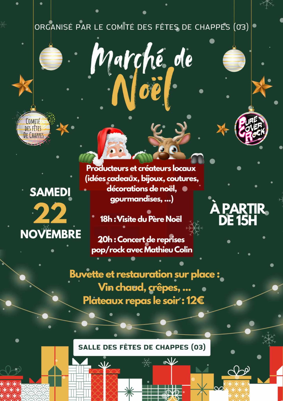 Marché de Noël à Chappes